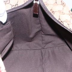 Gucci Web Zip Tote GG Canvas