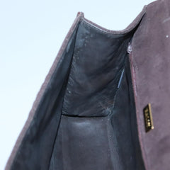 Bally Vintage Handbag Quilted suede