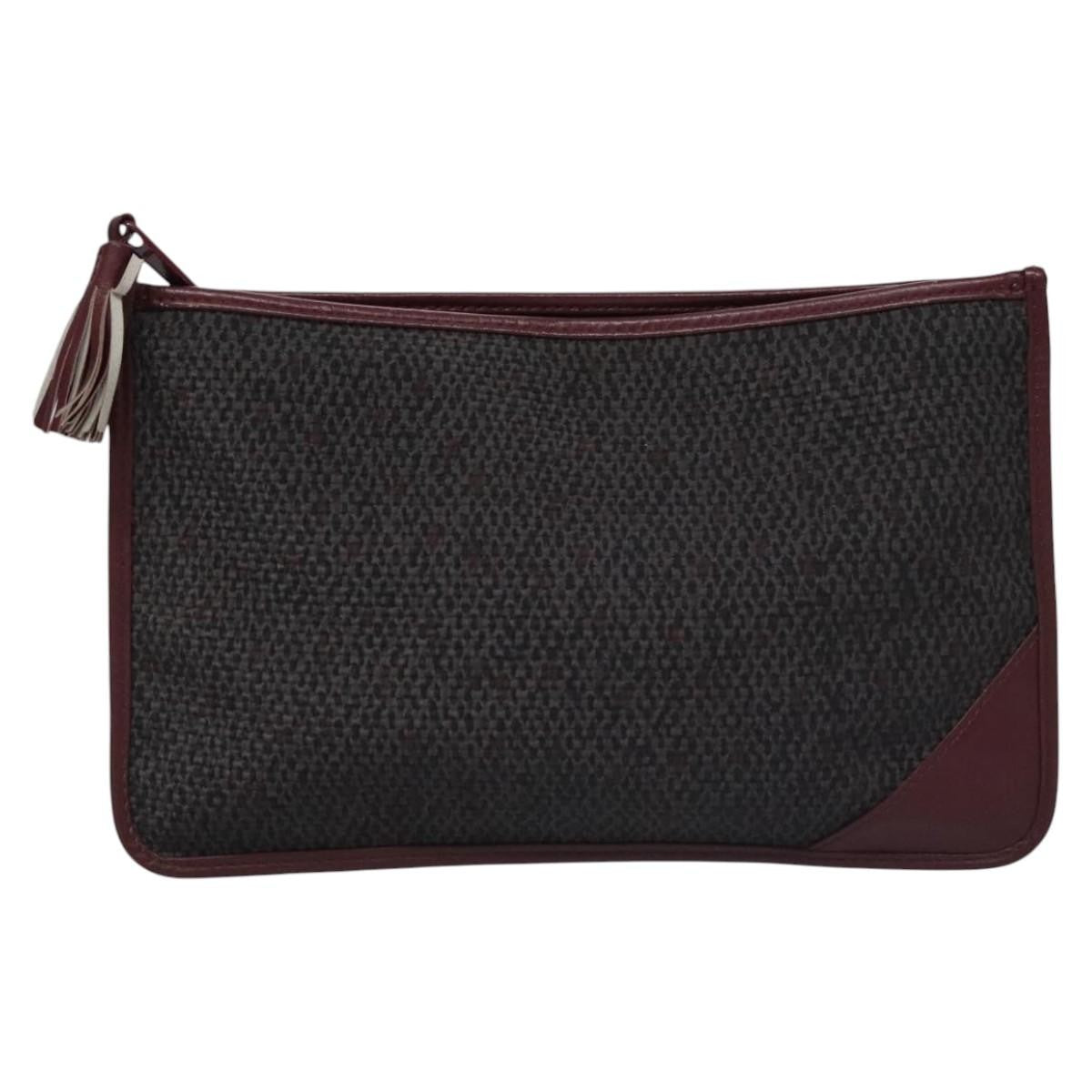 Saint Laurent Zipped Pouch Canvas