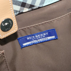 Burberry Nova Check Tote Nylon
