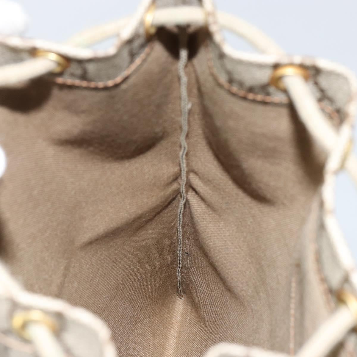 Gucci Drawstring Bucket Bag GG Canvas