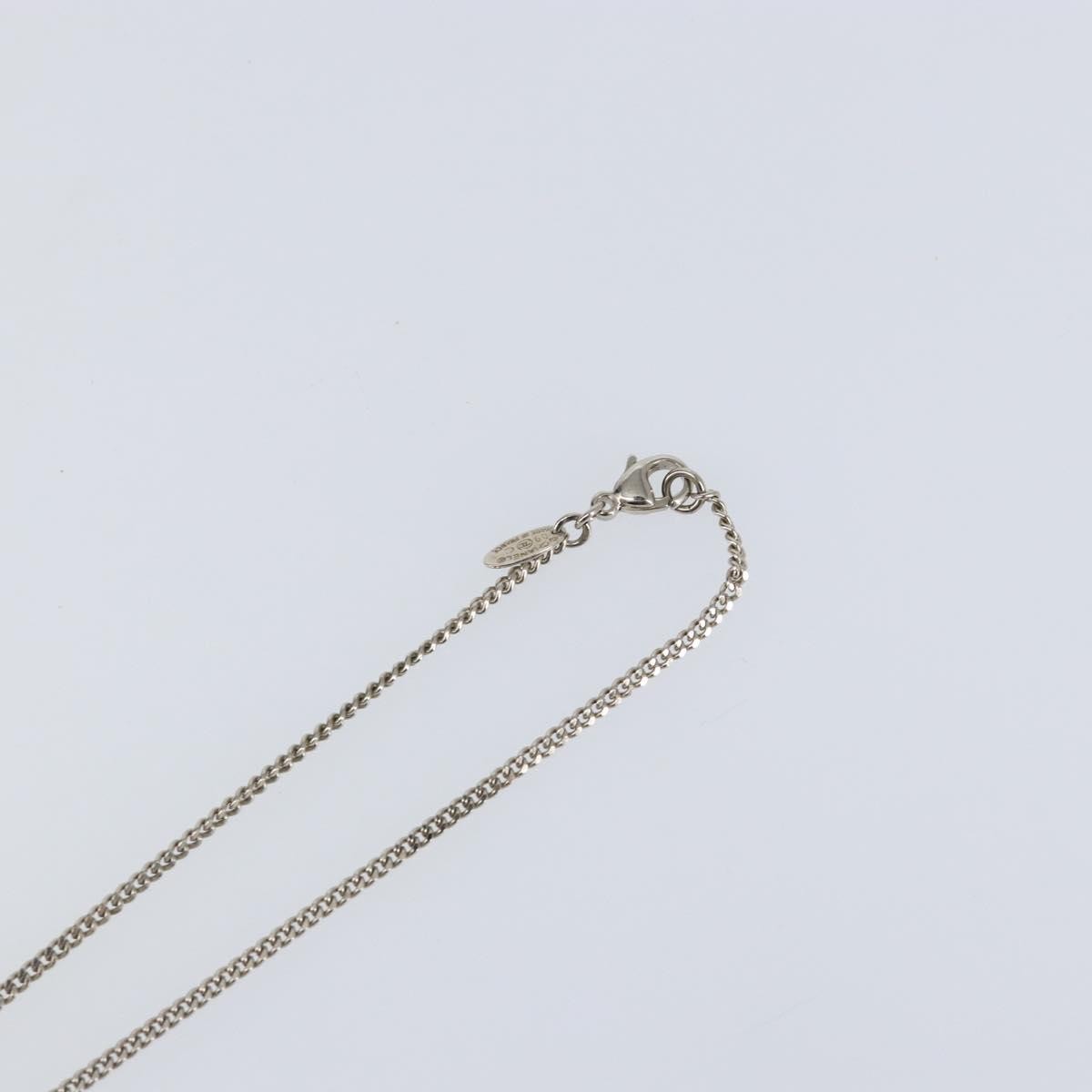 Chanel CC and Heart Pendant Necklace Metal