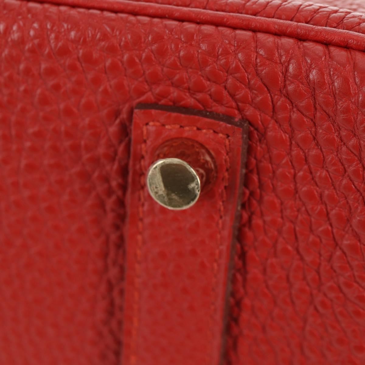 Hermes Birkin Handbag Red Togo with Gold Hardware