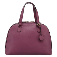 Gucci Lady Dollar Dome Satchel Leather