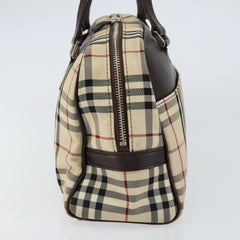 Burberry Nova Check Tote Canvas and Leather