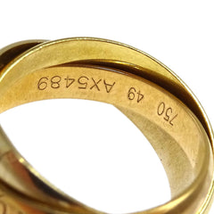 Cartier Trinity Ring 18K Tricolor Gold