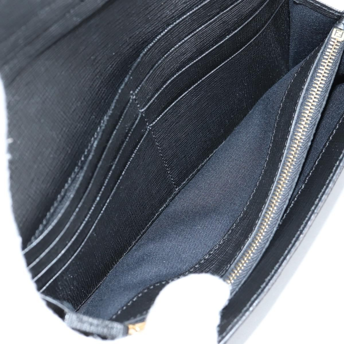 Fendi Monster Wallet on Chain Studded Leather