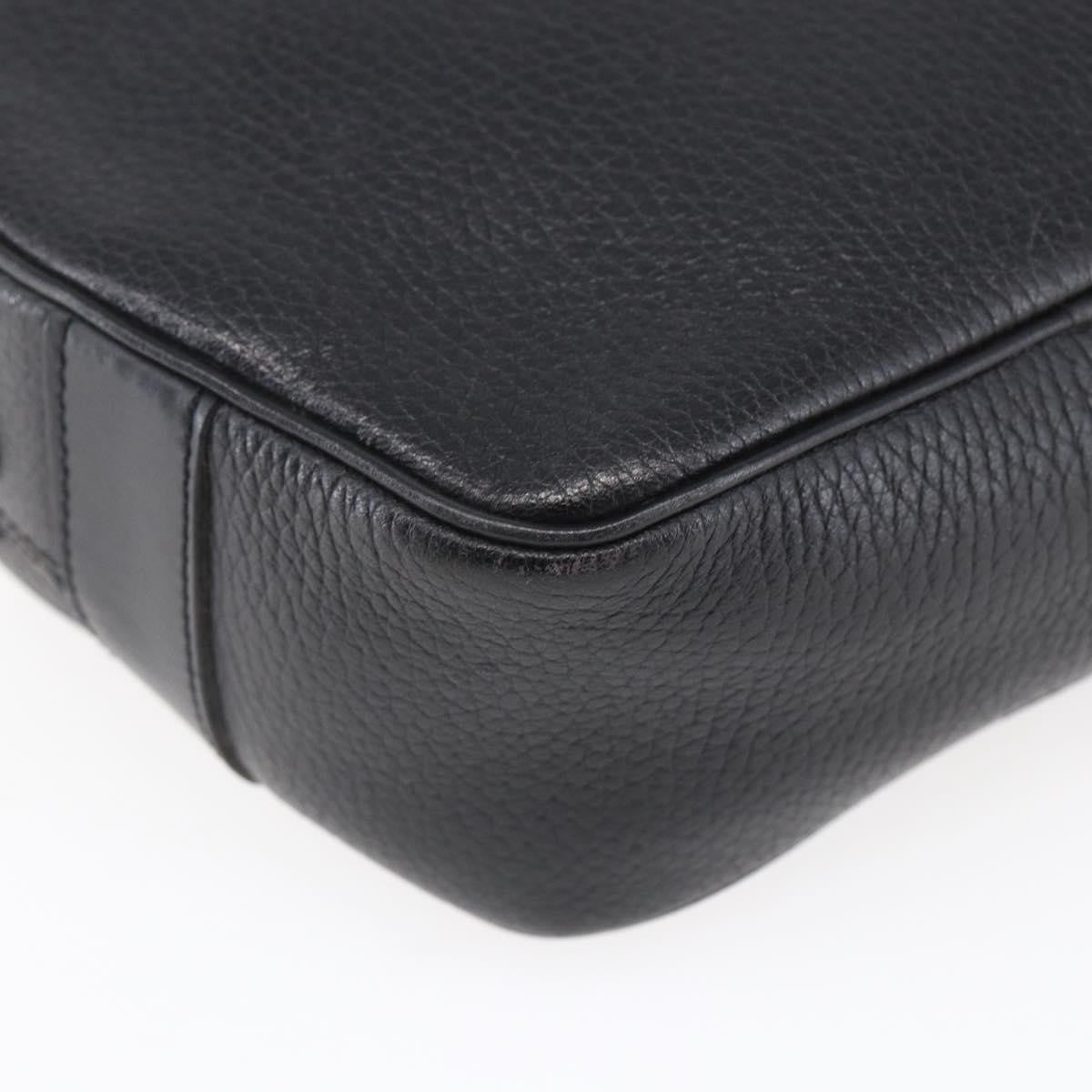 Celine Vintage Triomphe Shoulder Bag Leather