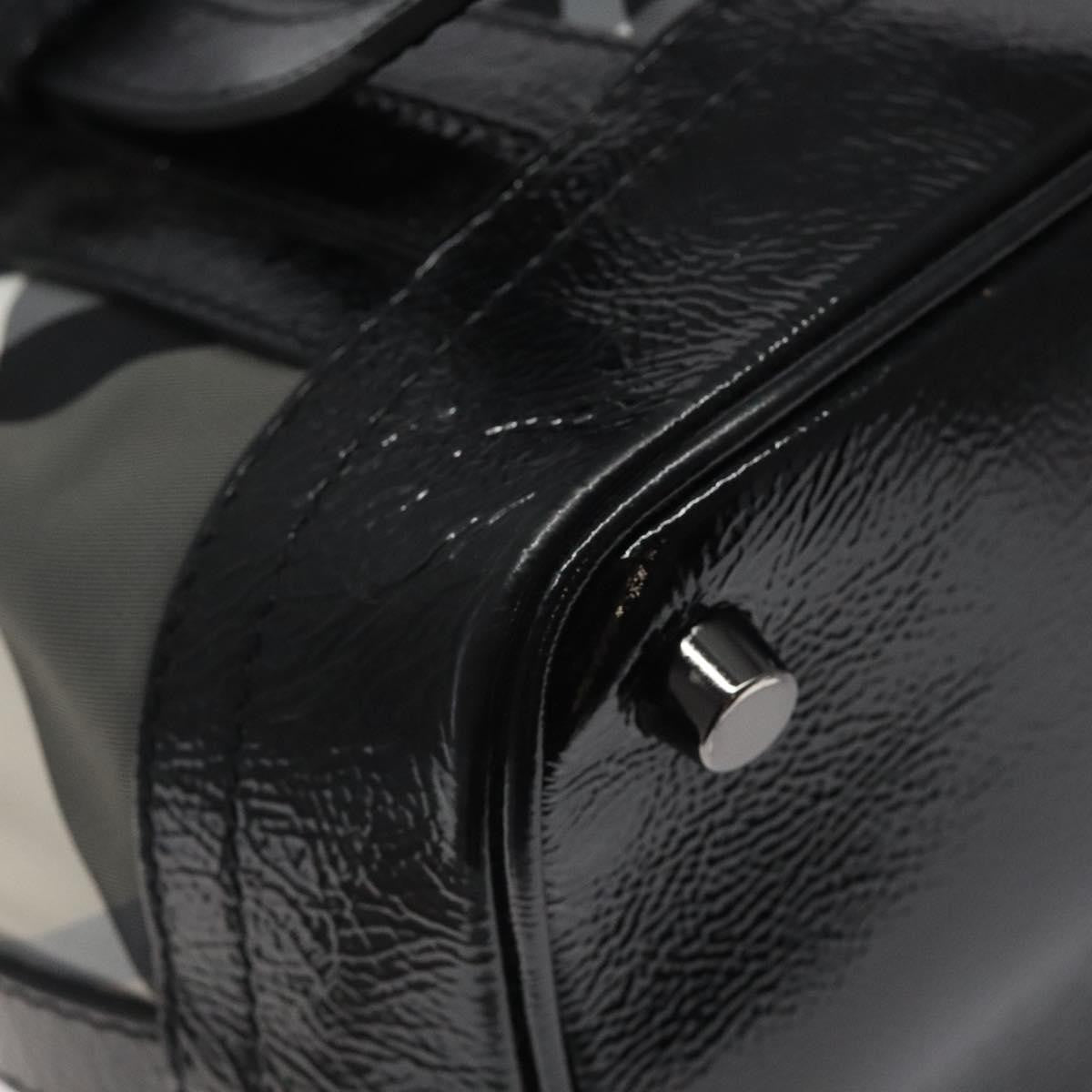 Burberry Lowry Convertible Tote Beat Check Nylon