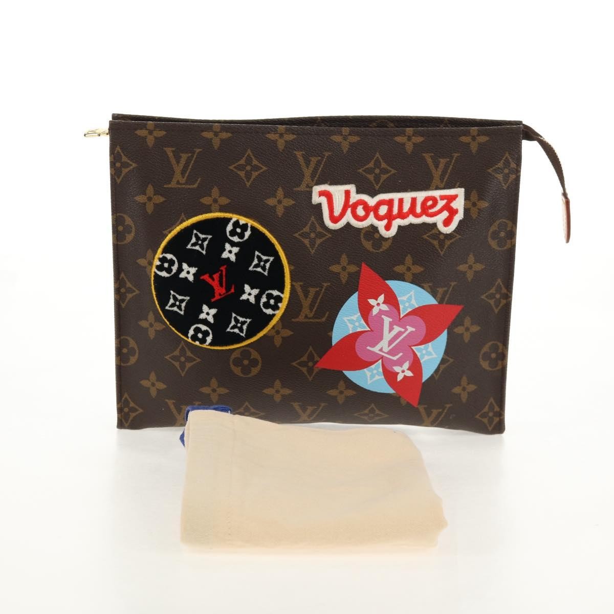 Louis Vuitton Toiletry Pouch Limited Edition Patches Monogram Canvas
