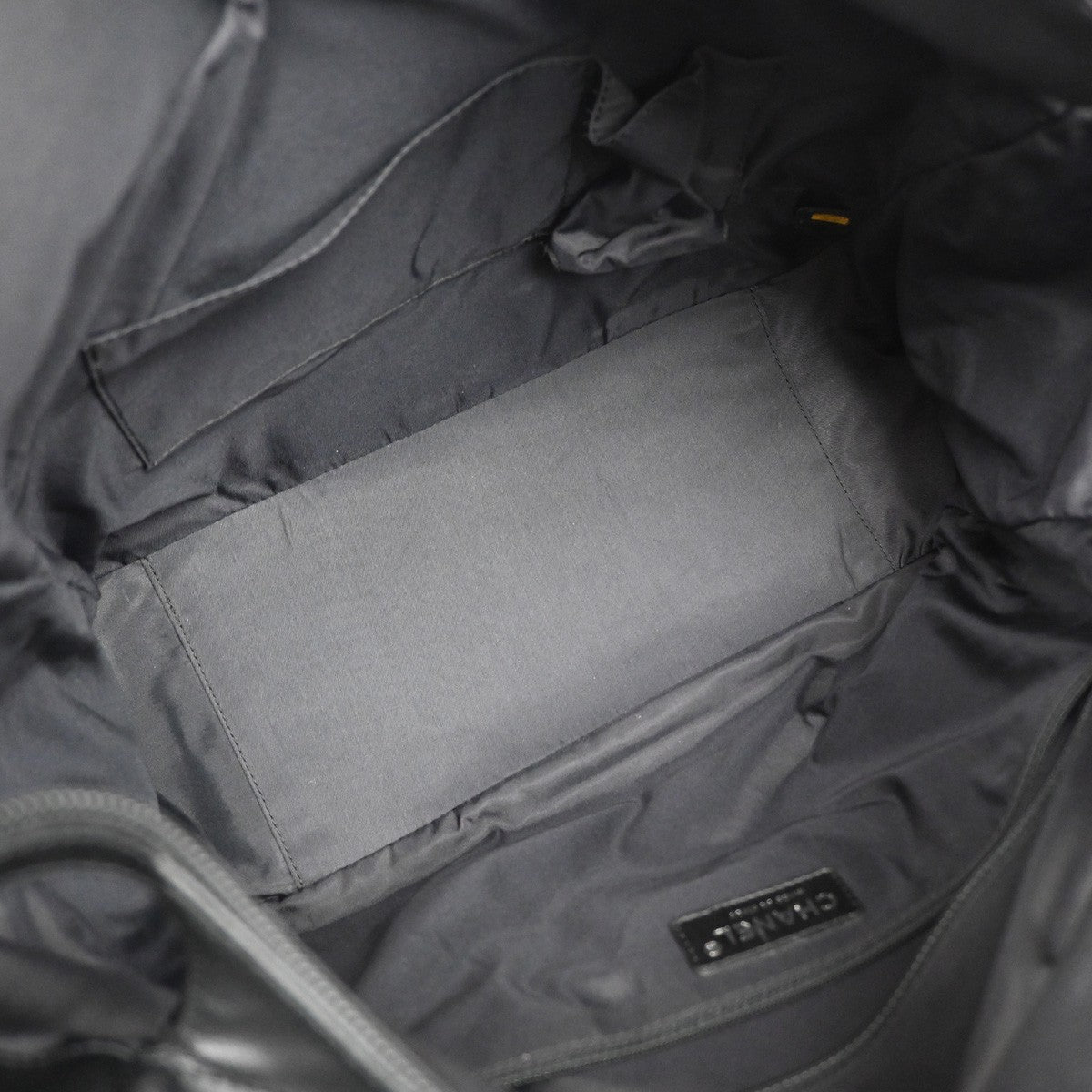 Chanel Biarritz Pocket Tote Quilted Coated Canvas