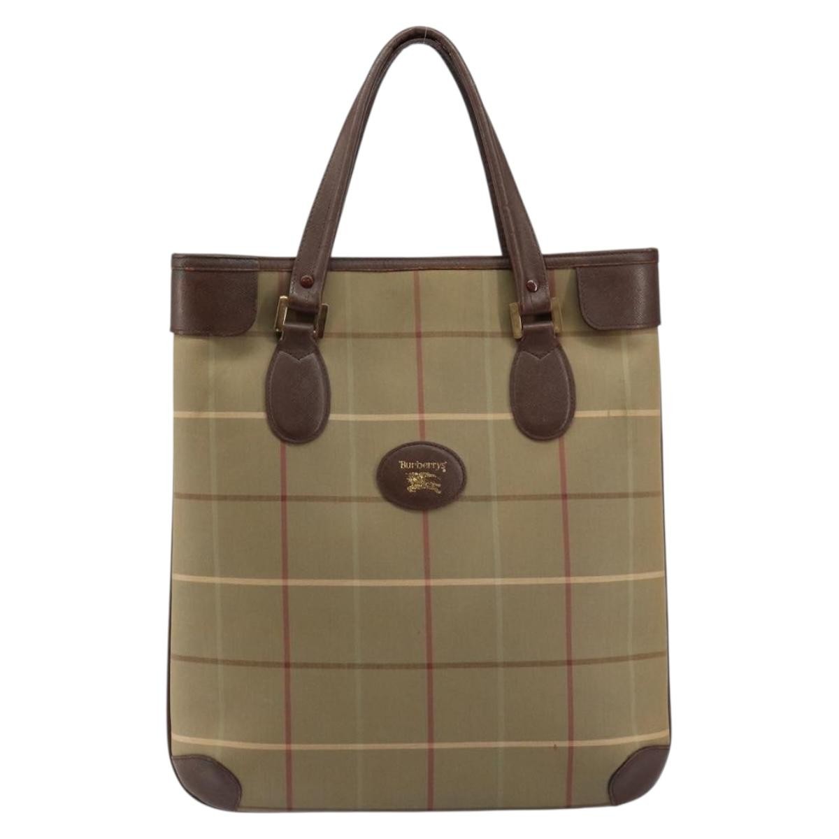 Burberry Nova Check Tote canvas check pattern