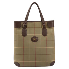 Burberry Nova Check Tote canvas check pattern