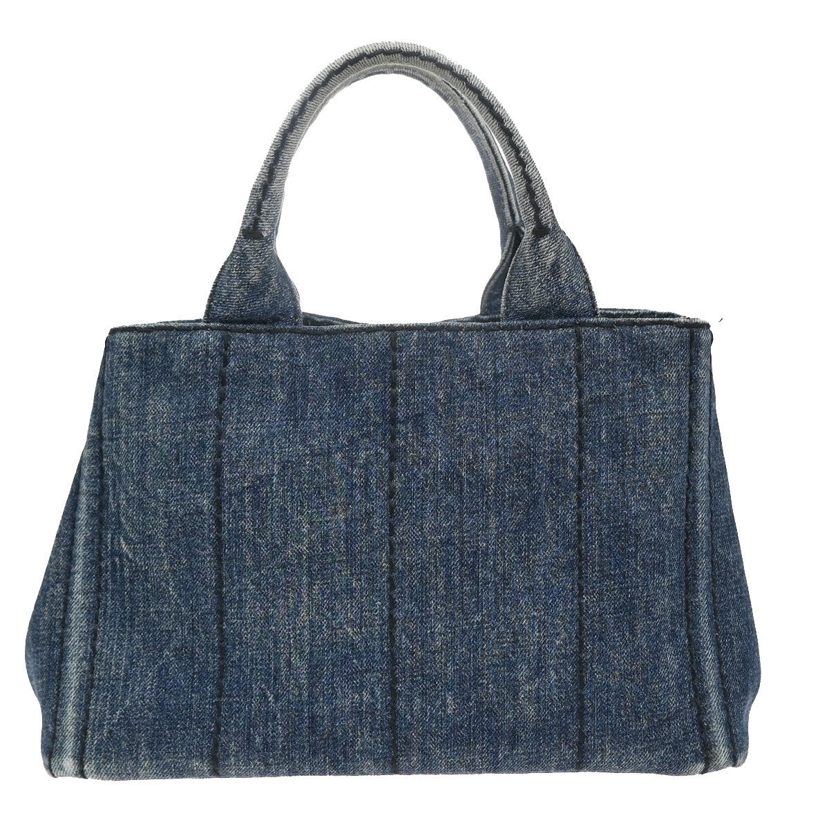 Prada Canapa Open Tote Denim