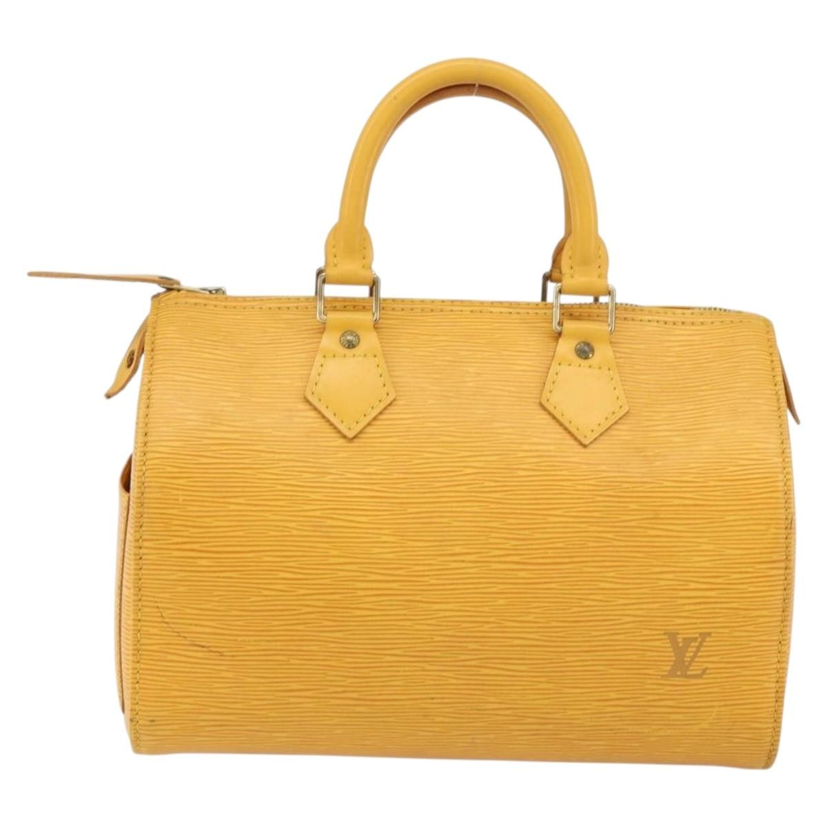 Louis Vuitton Speedy Handbag Epi Leather