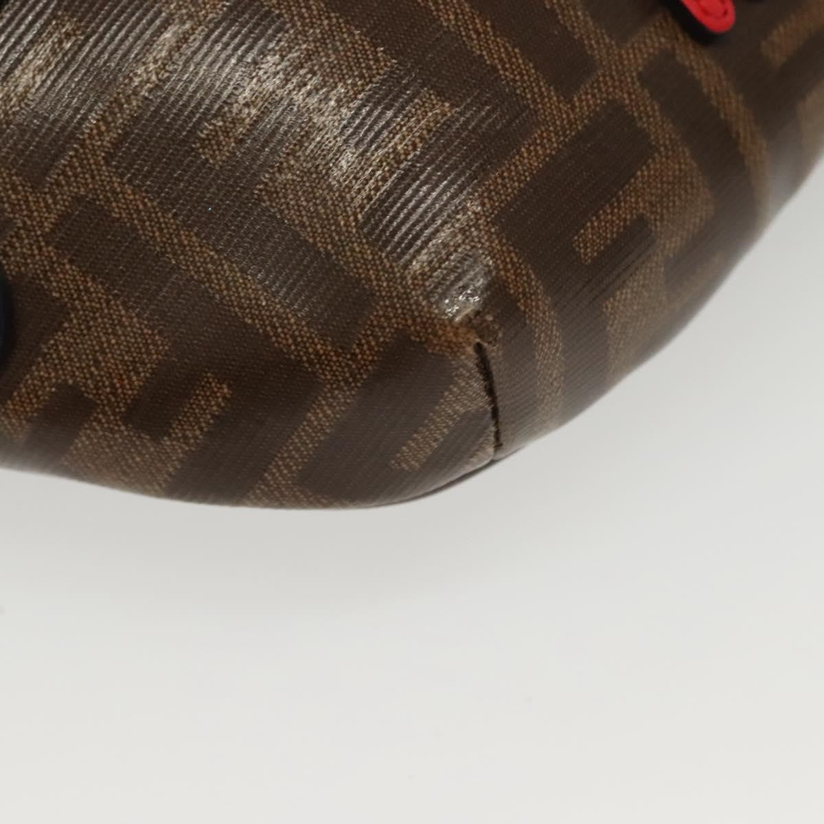 Fendi Mania Logo Waist Bag Zucca Coated Canvas