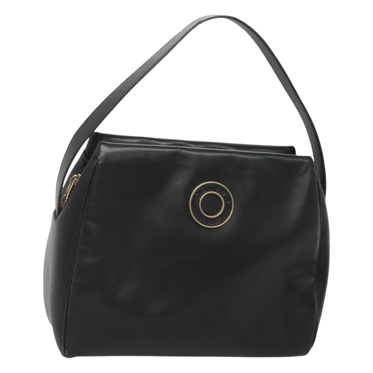 Celine Circle Logo Handbag Leather