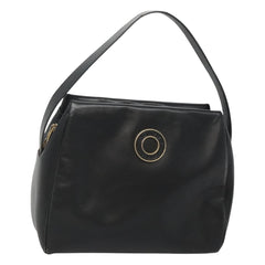 Celine Circle Logo Handbag Leather