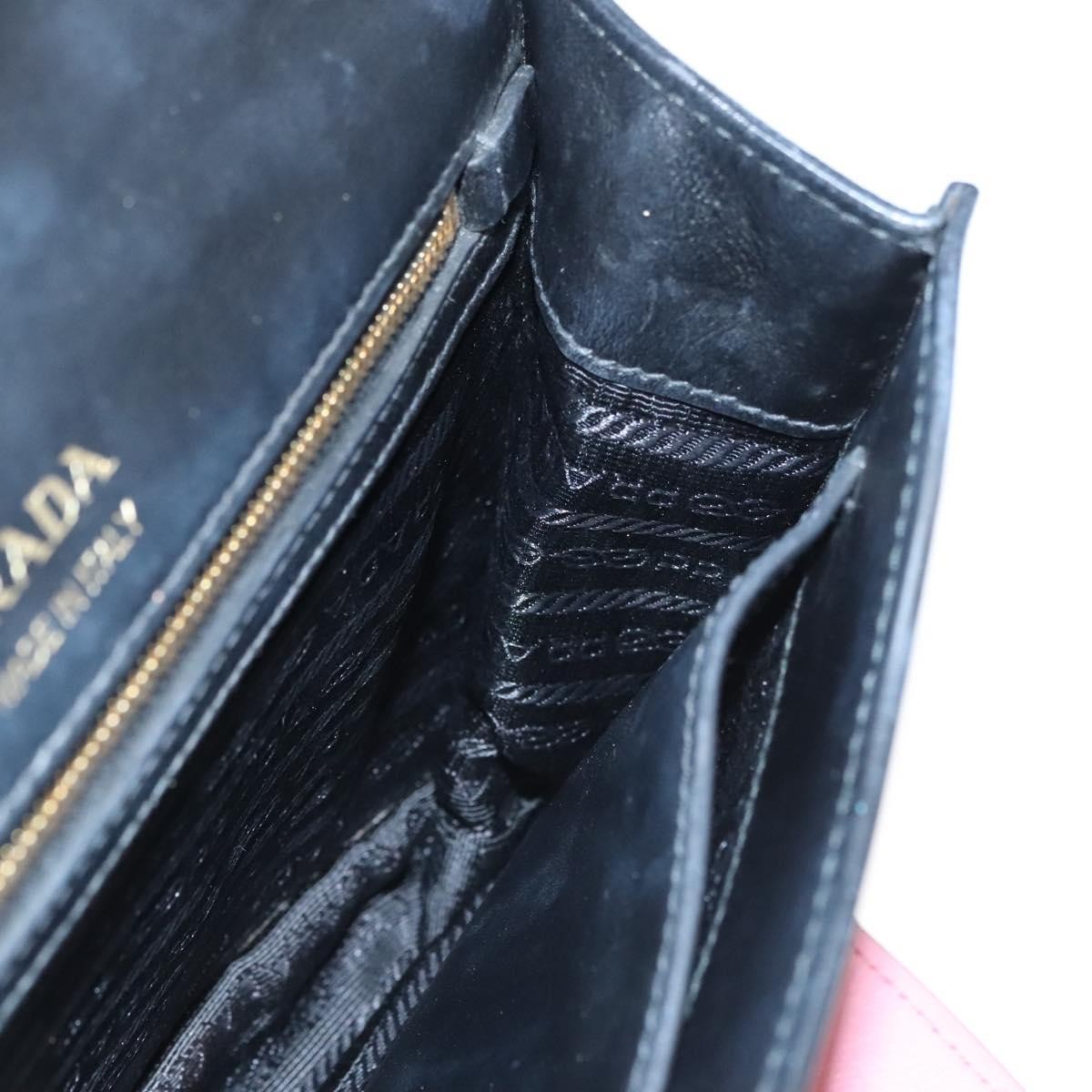 Prada Metal Ribbon Shoulder Bag City Calfskin