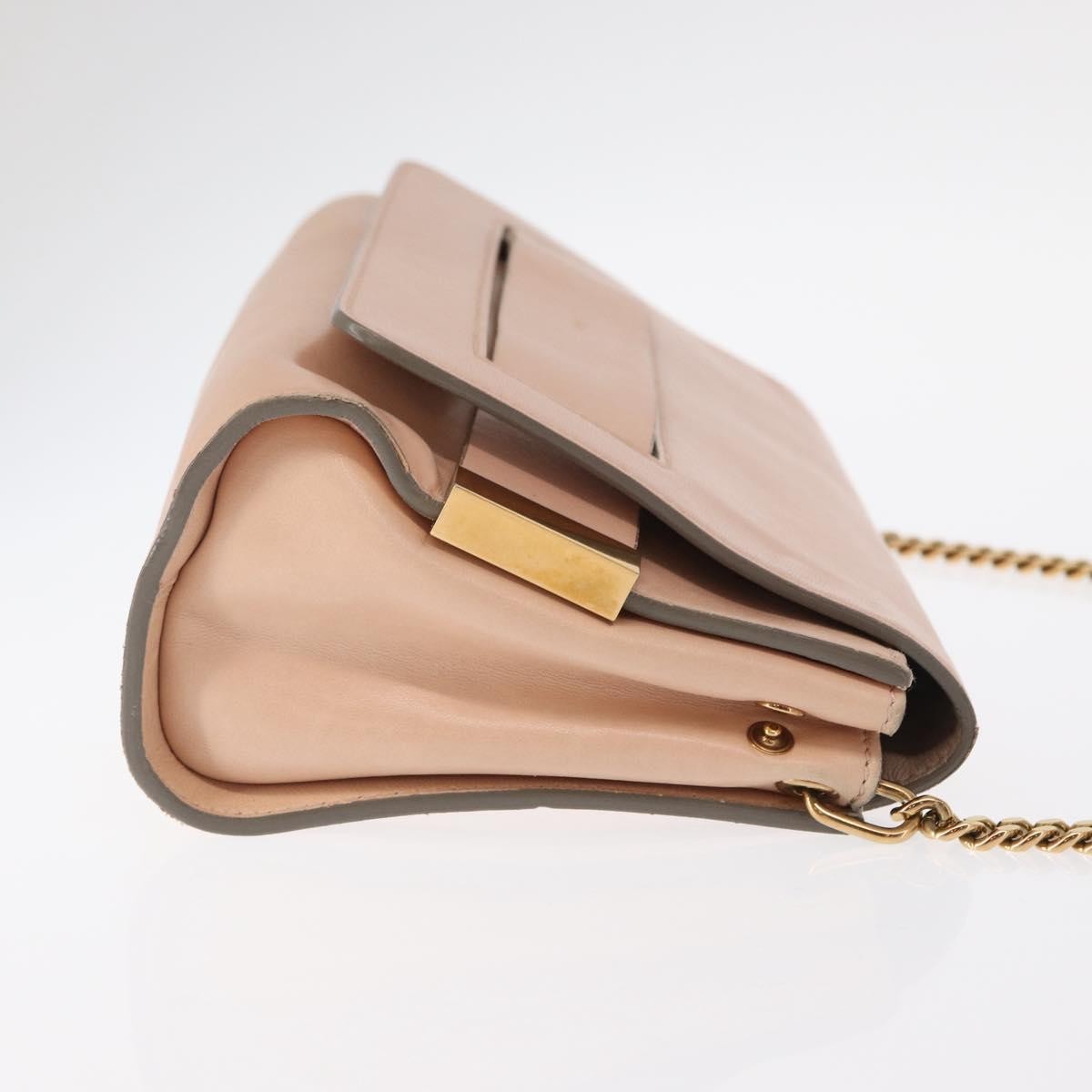 Chloe Elle Chain Clutch Leather