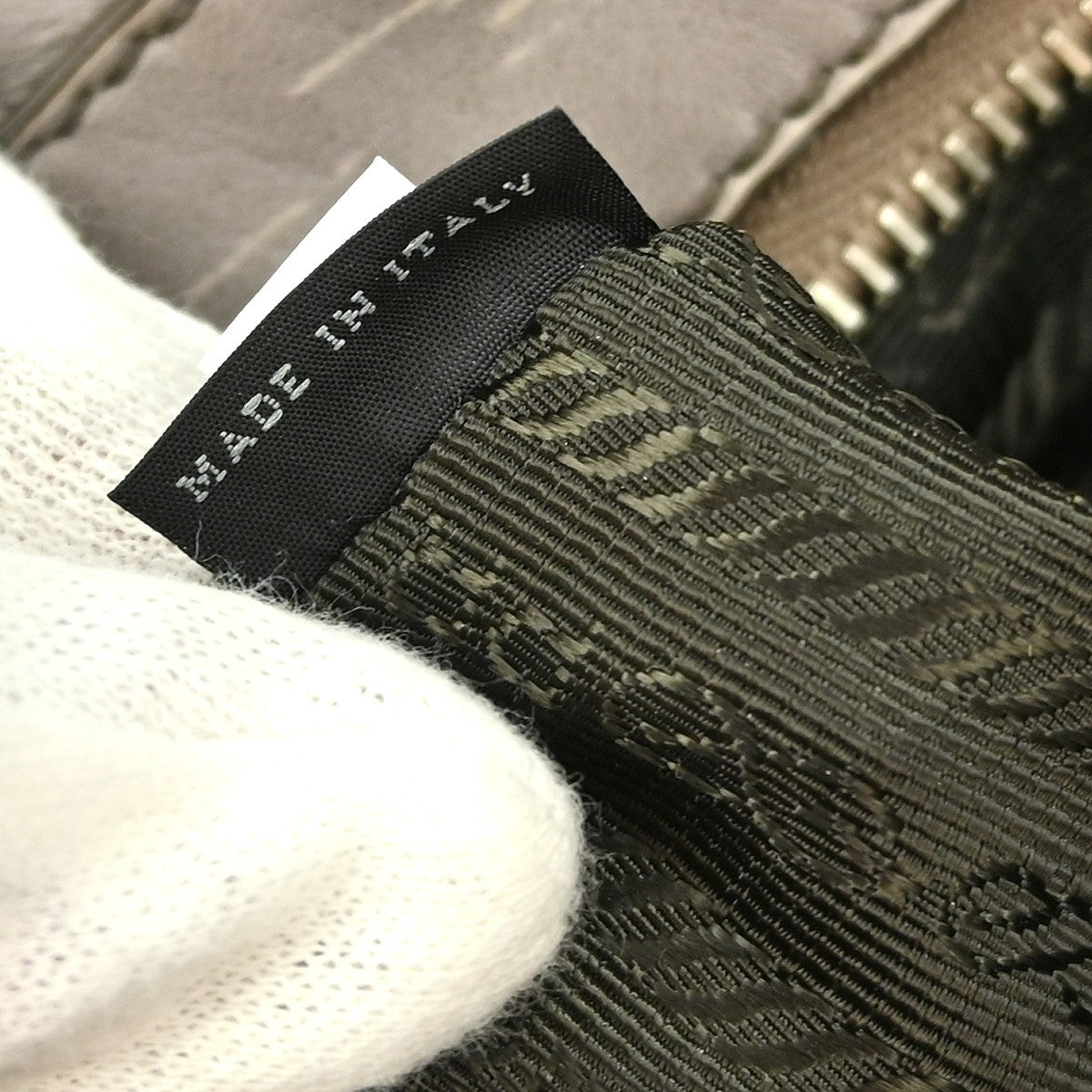 Prada Gaufre Chain Flap Shoulder Bag Nappa Leather