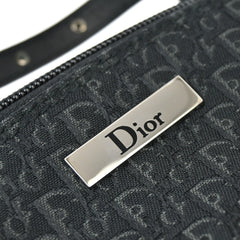 Christian Dior Street Chic Handbag Diorissimo Canvas with Leather