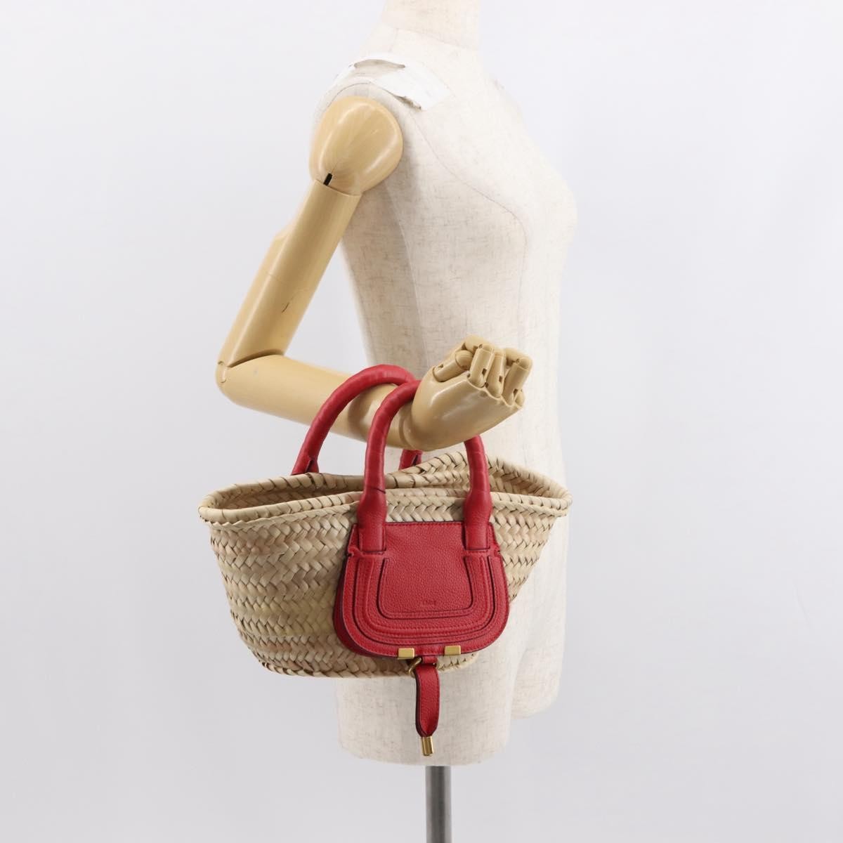 Chloe Marcie Basket Bag Raffia