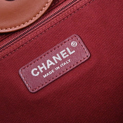 Chanel Deauville Tote Shearling