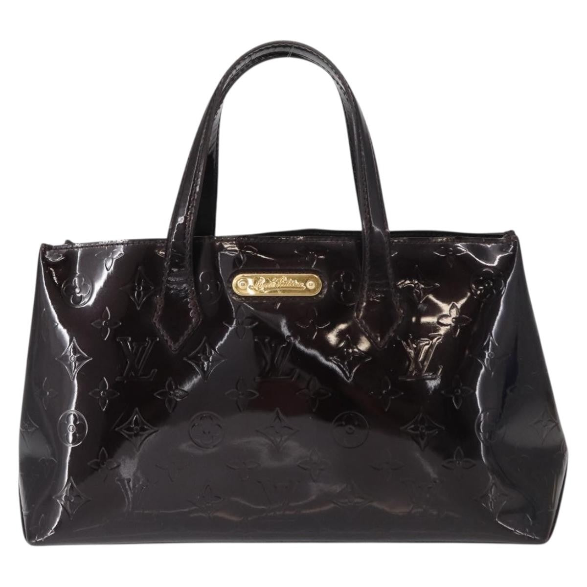 Louis Vuitton Wilshire Handbag Monogram Vernis
