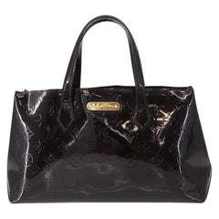 Louis Vuitton Wilshire Handbag Monogram Vernis