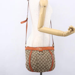 Gucci D Ring Messenger Bag GG Canvas