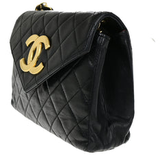 Chanel Vintage Envelope Flap Bag Quilted Lambskin