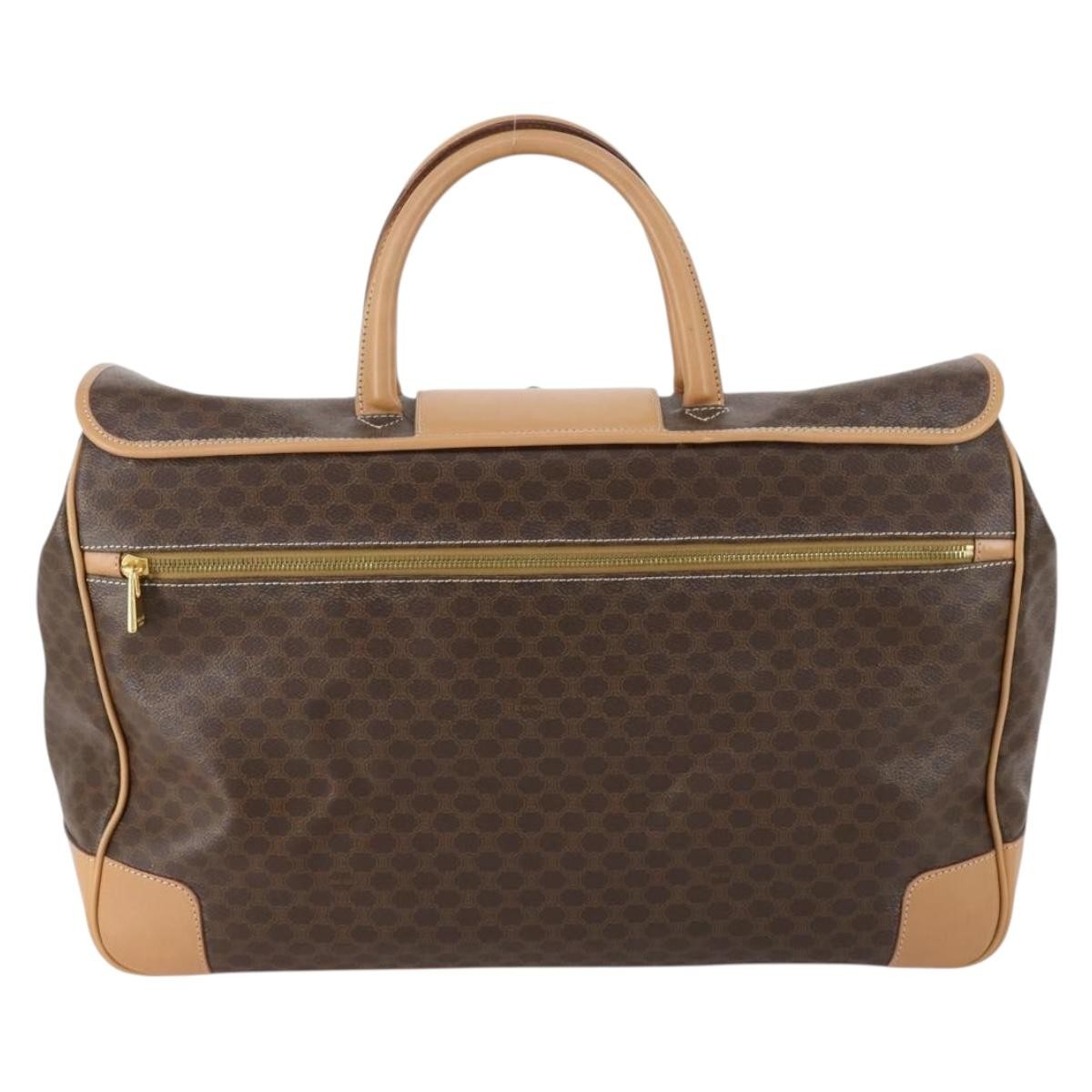 Celine Vintage Duffle Bag Macadam Coated Canvas