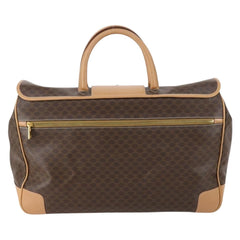Celine Vintage Duffle Bag Macadam Coated Canvas