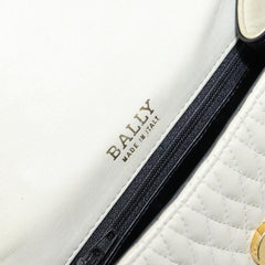 Bally Vintage Handbag Quilted Leather