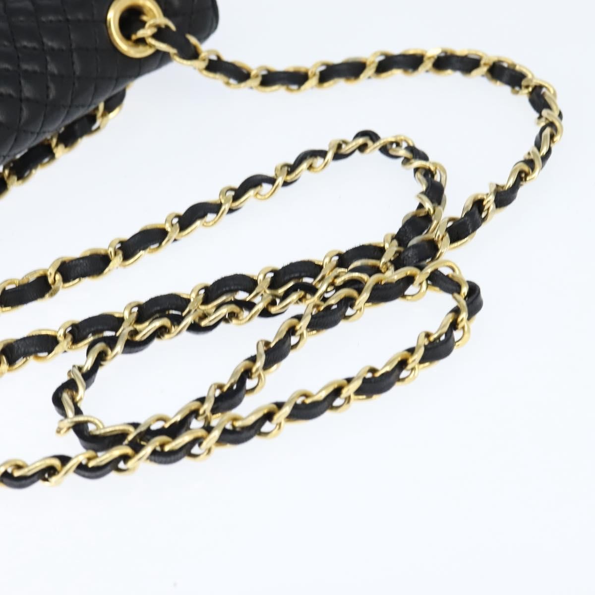 Bally Vintage Chain Shoulder Bag Quilted Leather