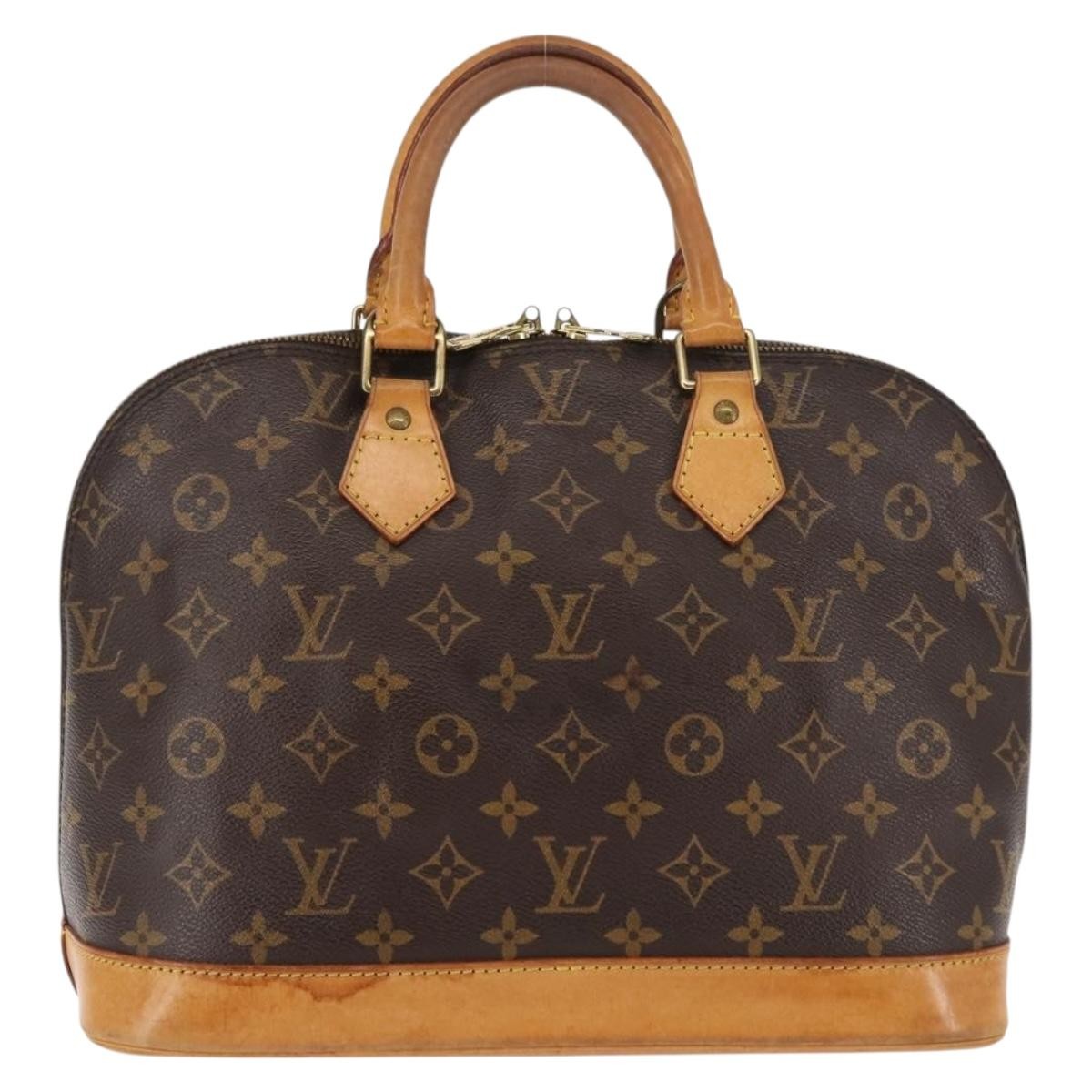 Louis Vuitton Alma Handbag Monogram Canvas