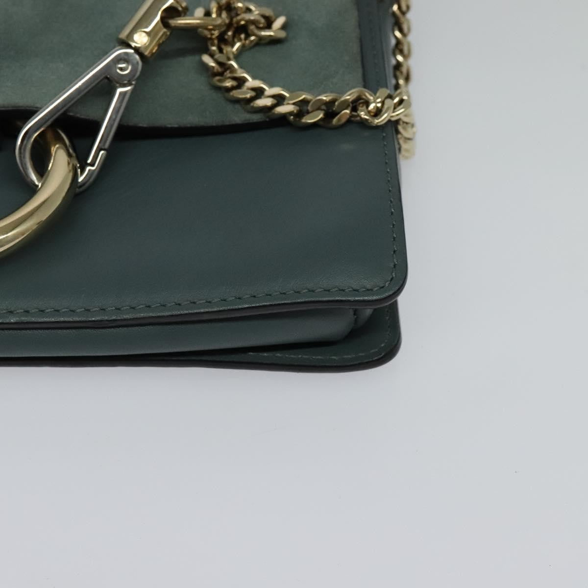 Chloe Faye Shoulder Bag Leather and Suede