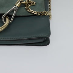 Chloe Faye Shoulder Bag Leather and Suede