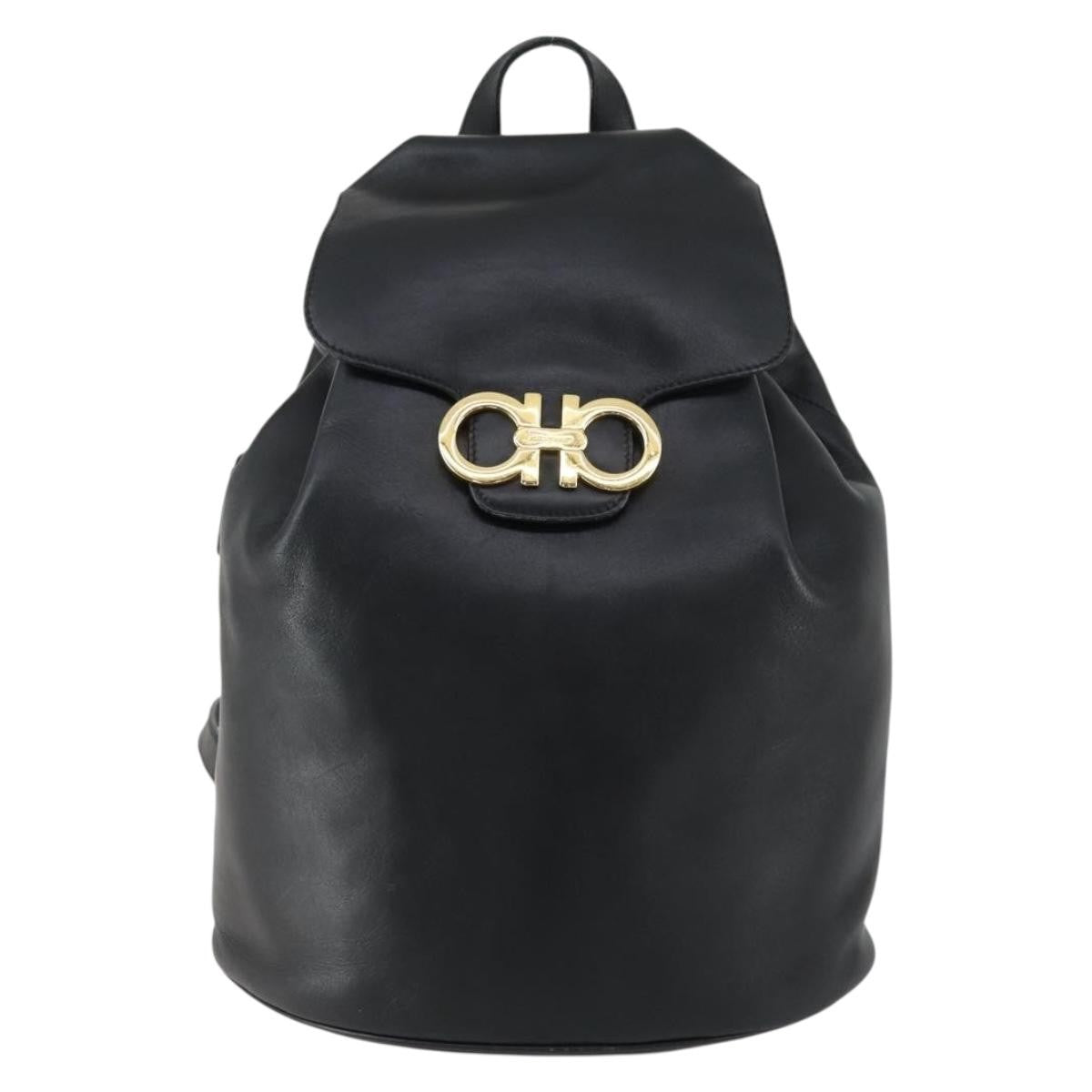 Salvatore Ferragamo Gancini Backpack Leather