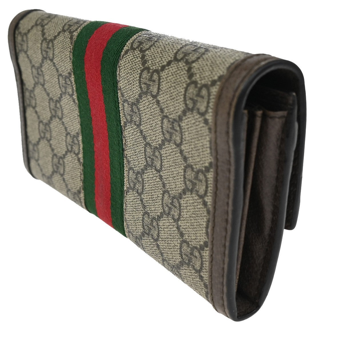 Gucci Ophidia Continental Wallet GG Coated Canvas