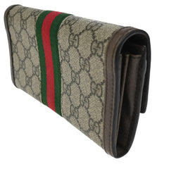 Gucci Ophidia Continental Wallet GG Coated Canvas