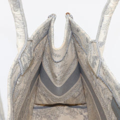 Christian Dior Book Tote Embroidered Canvas