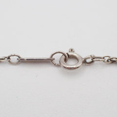 Tiffany & Co. Elsa Peretti Open Heart Pendant Necklace Sterling Silver