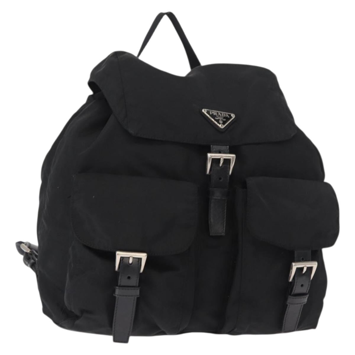 Prada Double Front Pocket Backpack Tessuto