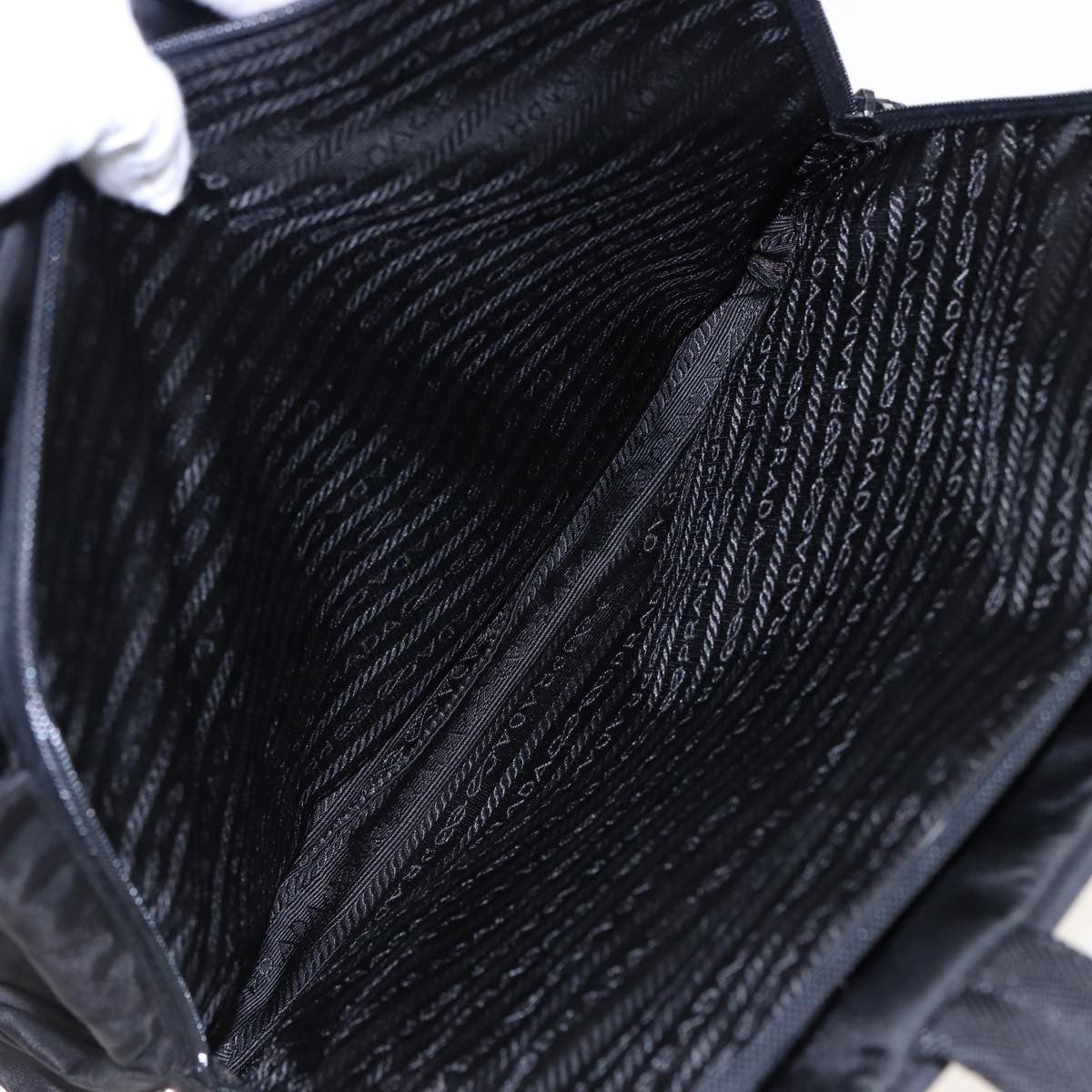 Prada Bowling Shoulder Bag Tessuto