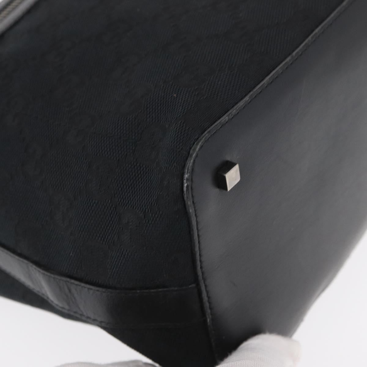 Gucci Vintage Shoulder Bag GG Canvas and Leather