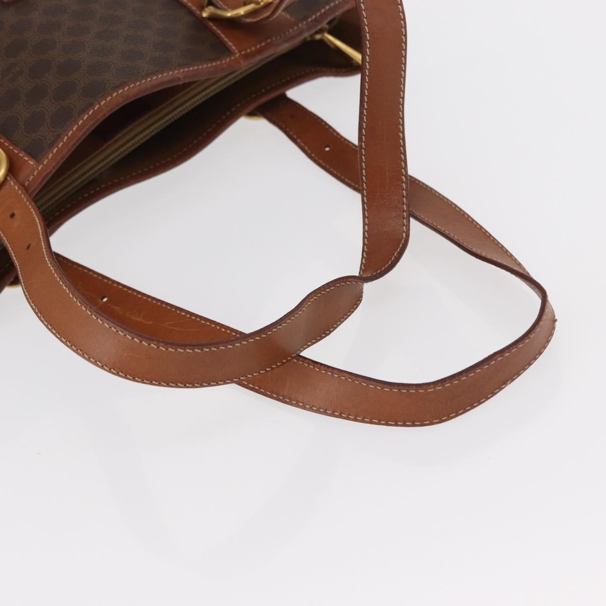 Celine Vintage Macadam Tote bag Canvas and Leather