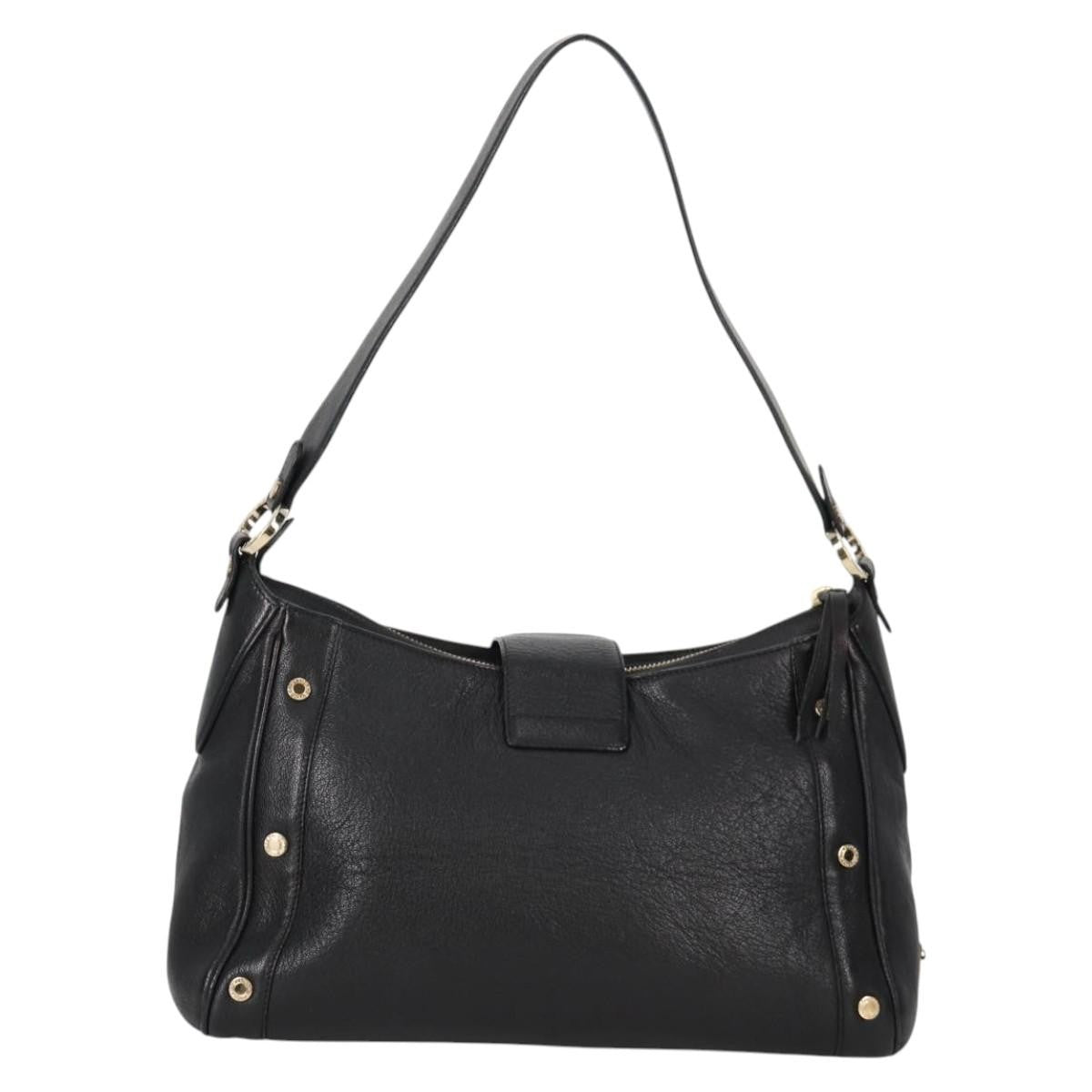 Bvlgari Chandra Top Handle Bag Leather