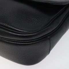 Burberry Flap Shoulder Bag Leather